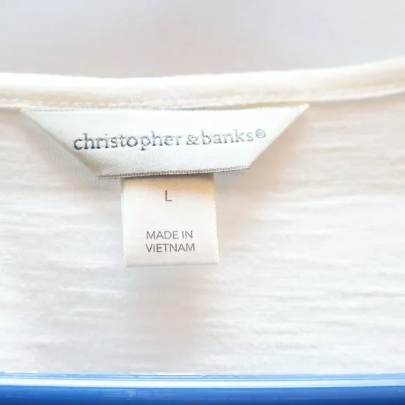 Christopher & Banks White Blouse - Picture 4 of 4